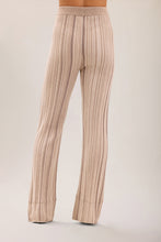 Load image into Gallery viewer, CozyChic Ultra Lite Lurex Rib Pant in Taupe Multi
