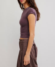 Load image into Gallery viewer, Protagonist Cropped Tee in Vintage Grape
