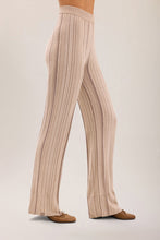 Load image into Gallery viewer, CozyChic Ultra Lite Lurex Rib Pant in Taupe Multi
