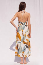 Load image into Gallery viewer, Beaded Halter Midi Dress
