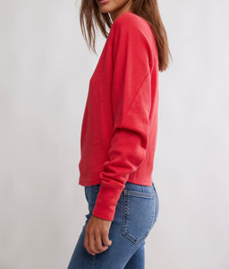 Jess Long Sleeve in Salsa