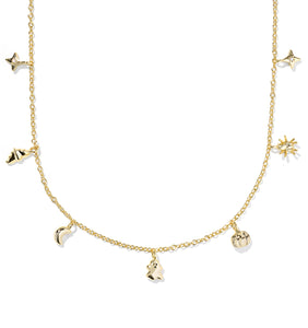 Kendra Scott Halloween Strand Necklace in Gold Multi Mix