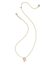 Load image into Gallery viewer, Kendra Scott Ice Cream Gold Necklace in Pastel Pink Mother of Pearl
