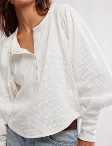 Quinn Knit Top in Ivory