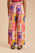 Load image into Gallery viewer, Tropical Print Wide Leg Pant in Hot Pink Multi
