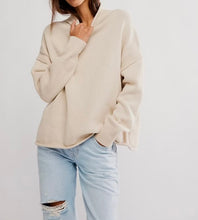 Load image into Gallery viewer, Torres Roll Neck Sweater in Sugar Swizzle
