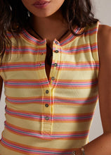 Load image into Gallery viewer, Jamie Henley Striped Tank Top in Butter Yellow Combo
