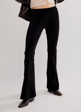 Load image into Gallery viewer, Penny Pull On Velvet Pant in Black
