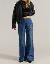 Load image into Gallery viewer, Breezy Denim Pull-On Jeans in Cobalt
