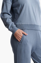 Load image into Gallery viewer, CozyChic Ultra Lite Brushed Fleece Jogger in Blue Dusk
