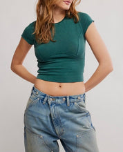 Load image into Gallery viewer, Protagonist Cropped Tee in Rainforest
