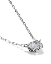 Load image into Gallery viewer, Kendra Scott Mini Elisa Luxe Necklace in Rhodium
