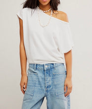 Load image into Gallery viewer, Peggy Tee in Clean Ivory
