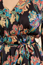 Load image into Gallery viewer, Helen Woven Dress in Black Mix
