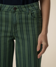Load image into Gallery viewer, Charlotte High Rise Wide Leg Jean in Matcha Green
