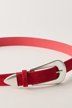 Load image into Gallery viewer, Cannon Suede Belt in Salsa
