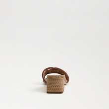 Load image into Gallery viewer, Waylon Weave Slide Sandal in Rich Cognac Leather
