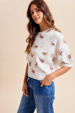 Load image into Gallery viewer, Mallard Print Sweater in Ivory
