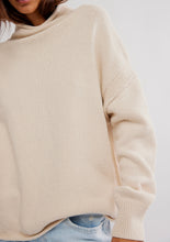 Load image into Gallery viewer, Torres Roll Neck Sweater in Sugar Swizzle
