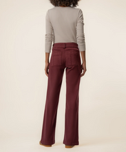 Load image into Gallery viewer, Jodi High Rise Straight Leg Pant in Claret
