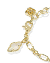 Load image into Gallery viewer, Kendra Scott Icon Gold Charm Bracelet in Neutral Mix
