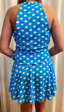 Load image into Gallery viewer, Dottie Dress in Cobalt &amp; White

