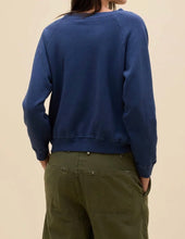 Load image into Gallery viewer, Grateful Dead Europe 72 Shrunken Raglan Sweatshirt in Washed Indigo

