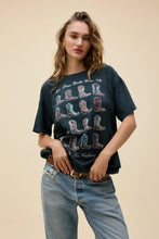 Load image into Gallery viewer, Boots For Walking Merch Tee in Vintage Black
