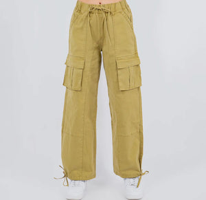 Seamed Cargo Pant in Sage