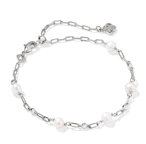Kendra Scott Ashton Delicate Chain Bracelet with Freshwater Cultured Pearl