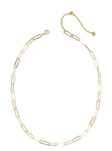 Kendra Scott Ainsley Convertible Chain Necklace Gold-Mix