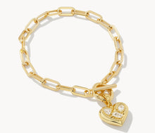 Load image into Gallery viewer, Kendra Scott Penny Heart Chain Bracelet
