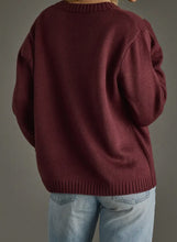 Load image into Gallery viewer, Wine Weather Sweater in Wine
