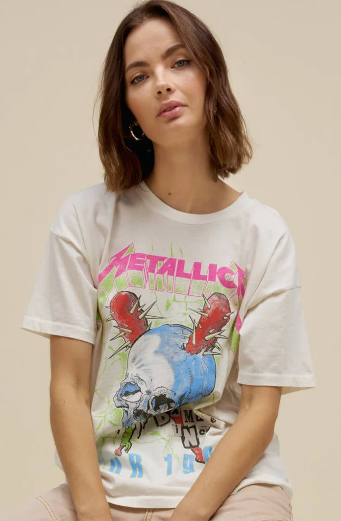 Metallica Damage Inc Tour 1986 Merch Tee