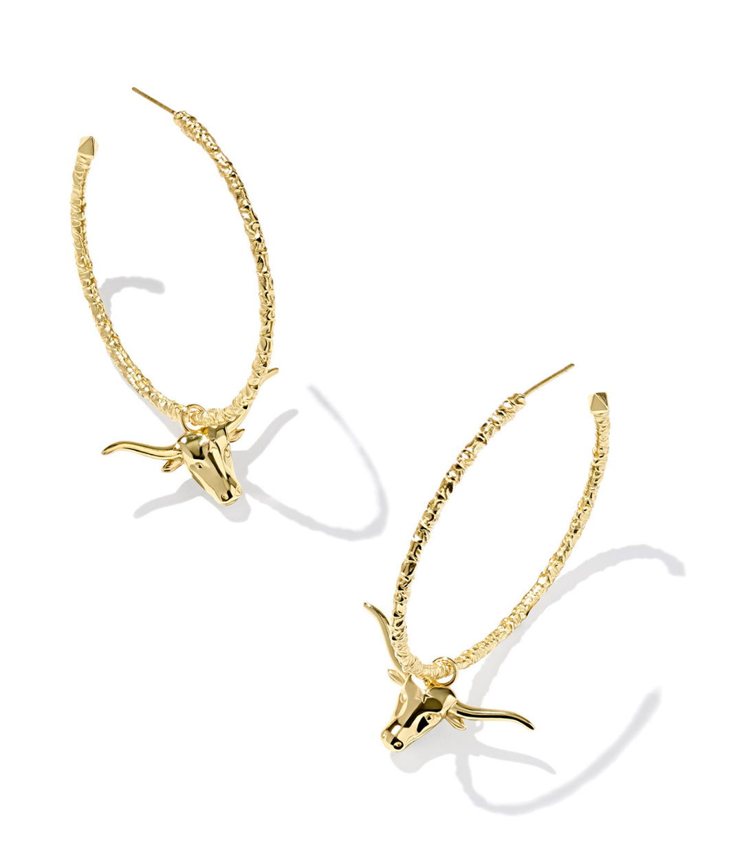 Kendra Scott Longhorn Hoop Earring in Gold