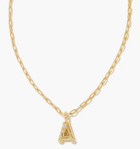 Kendra Scott Crystal Initial Pendant Necklace