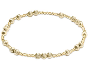 Hope Unwritten Dignity 4mm Bead Bracelet - Gold - Extends