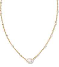 Load image into Gallery viewer, Kendra Scott Mini Elisa Enamel Frame Necklace
