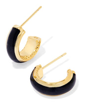 Load image into Gallery viewer, Kendra Scott Ainsley Huggie Enamel Earring
