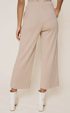 Load image into Gallery viewer, Provence Ribbed Knit Cropped Wide Leg Pants
