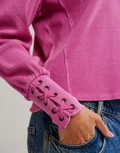 Load image into Gallery viewer, Lapis Cuff Top in Plumdrop
