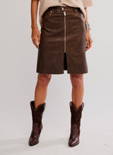 Load image into Gallery viewer, Sycamore Vegan Midi Skirt in Rusty
