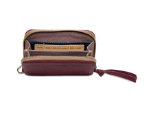 Load image into Gallery viewer, Plum Zippy Wallet
