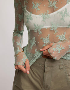Lady Lux Layering Top in Mermaids Tail