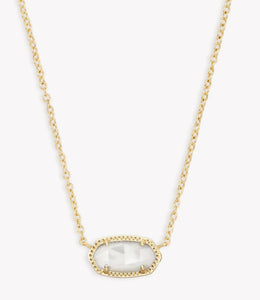 Kendra Scott Elisa Pendant Necklace in Ivory Mother-of-Pearl