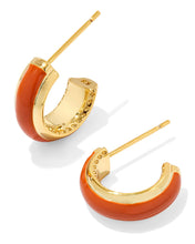 Load image into Gallery viewer, Kendra Scott Ainsley Huggie Enamel Earring

