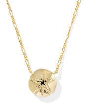Load image into Gallery viewer, Kendra Scott Sand Dollar Pendant Necklace in Gold/Natural MOP
