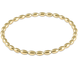 Harmony Small Gold Bead Bracelet - Extends