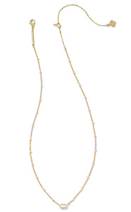 Kendra Scott Mini Elisa Enamel Frame Necklace