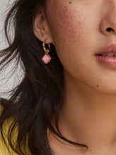 Load image into Gallery viewer, Kendra Scott Mallory Rose Huggie Earrings
